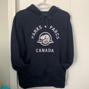 Navy Blue Parks Canada Hoodie